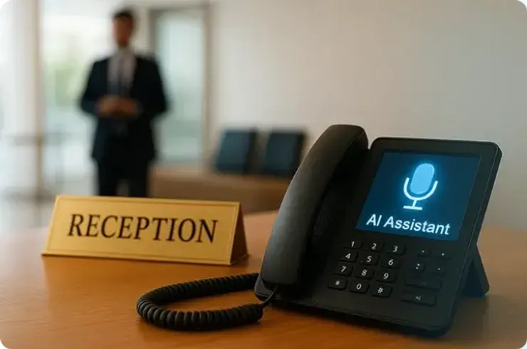 ai receptionist remote teams