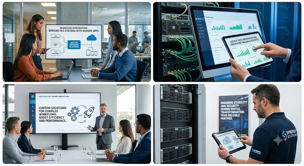 7 Ways Custom Software Helps Businesses Modernise Legacy Systems